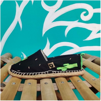 REFISHED fair fashion Espadrilles 'HAPPINESS' (Cactus)