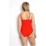 RENDL Swimsuit No.8 - Minimalistischer Badeanzug mit Spaghetti Trägern