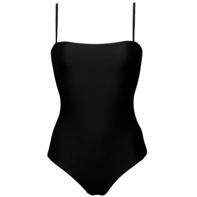 RENDL Swimsuit No.8 - Minimalistischer Badeanzug mit Spaghetti Trägern