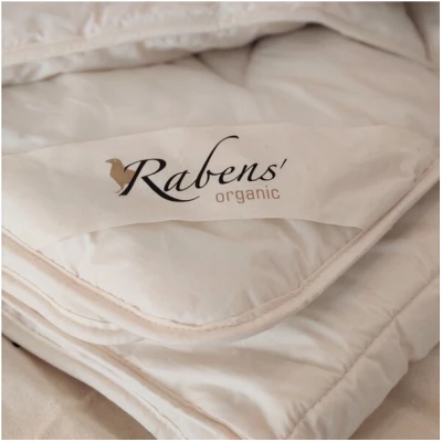Rabens' organic Ganzjahres Alpaka Bio Bettdecke, nachhaltig hergestellt in Deutschland
