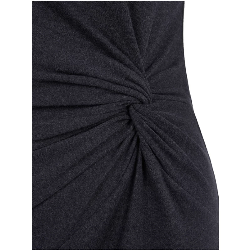 Skrabak Jerseykleid Gitte Knotendesign grau oder schwarz