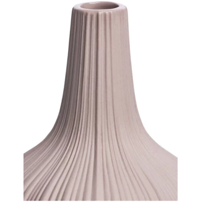 TRANQUILLO Vase Vintage aus mattem Steinzeug, Ø 9,6 × 12 cm