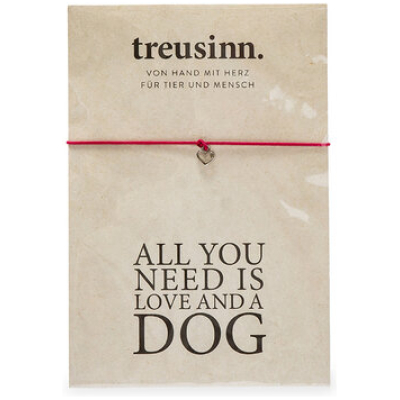 Treusinn Armband BUDDY All you need...DOG