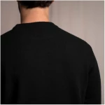 Vresh Clothing Vredo, Strick Sweater aus Wollmix, Schwarz