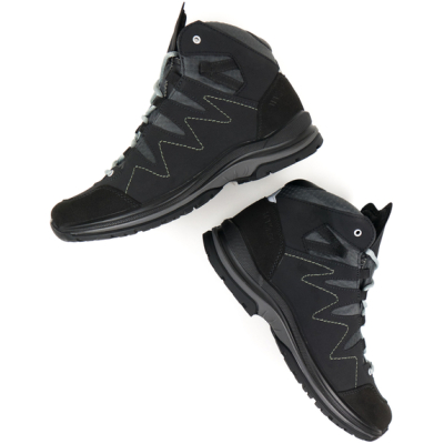 Will's Vegan Shop Wasserdichte Wanderschuhe Grau Damen