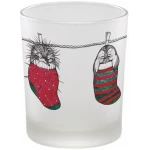 Windlicht "Sockentiere" von LIGARTI | handbedrucktes Teelicht | Kerzenhalter | Kerzenglas
