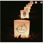 Windlicht "Unterwasserwelt" von LIGARTI | handbedrucktes Teelicht | Kerzenhalter | Kerzenglas