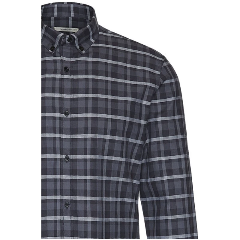 Wunderwerk Herrenhemd aus Bio-Baumwolle "Flanell shirt Button-down male"