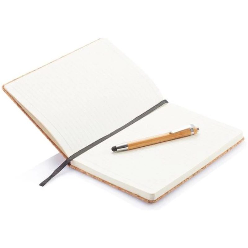 Xindao KORK - A5-Notizbuch mit Stift / Stylus aus BAMBUS