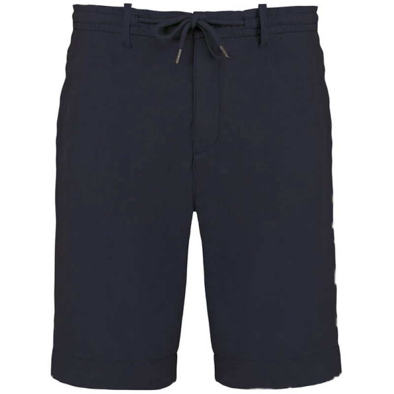 YTWOO Herren Bermuda-Shorts Straight Fit aus nachhaltigen Lyocellfasern und Leinen