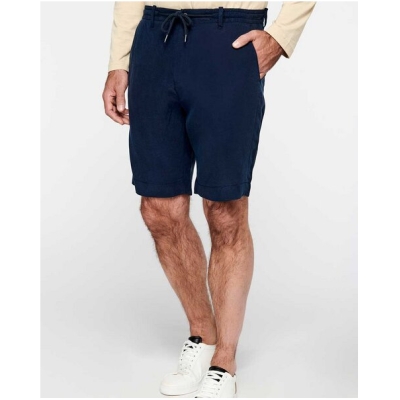 YTWOO Herren Bermuda-Shorts Straight Fit aus nachhaltigen Lyocellfasern und Leinen