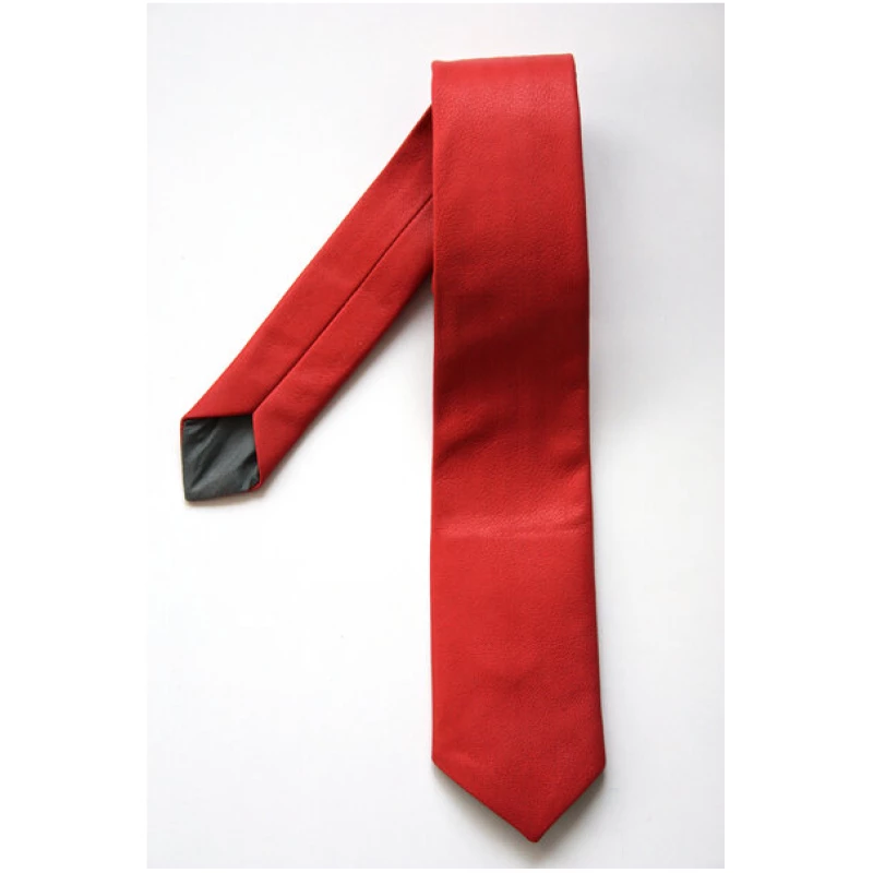 deepmello TIE - Krawatte aus Rhabarberleder