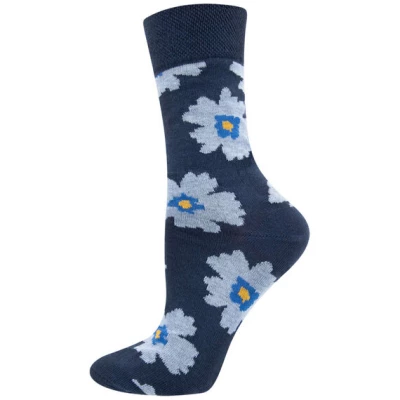 ewers Damen Socken Blumen Bio-Baumwolle