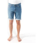 fairjeans SHORTY LIGHT BLUE Bermuda Shorts aus Jeans in hellblauer Waschung, aus Bio-Baumwolle, fair hergestellt