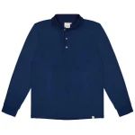 greenjama Herren Langarm-Shirt mit Polo-Kragen, aus Bio Baumwolle und GOTS zertifiziert