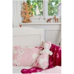 ingegerd Kinderbettwäsche blume rosa für Wiege und Kleinkindbett