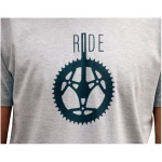little kiwi Herren T-Shirt, "Ride", Heather Ice Blue