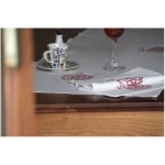 luscinia Tischläufer "Hortensie" handbedruckt