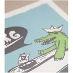 päfjes Badewannen Piratengeschichten mit Kriss Kroko - AARRGG - Poster A4