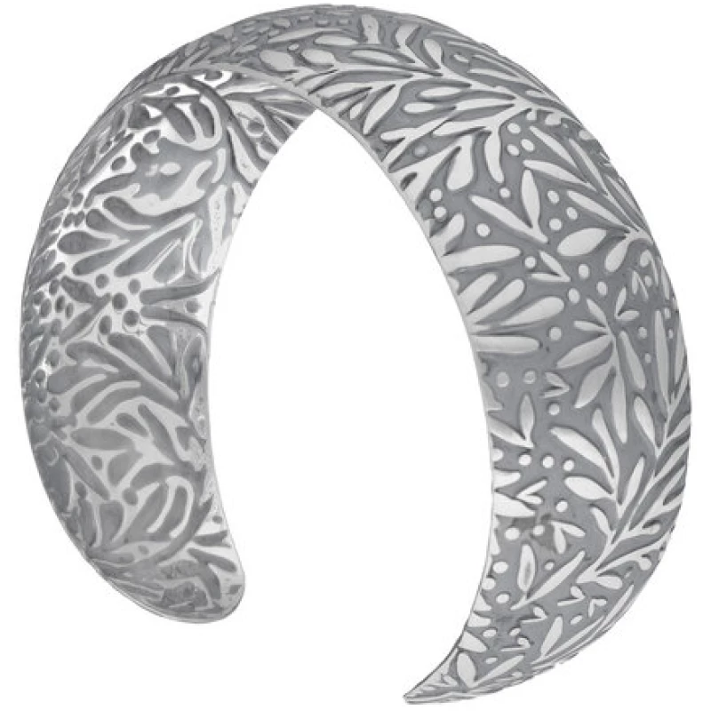 pakilia Silber Armband Blättermuster Fair-Trade und handmade