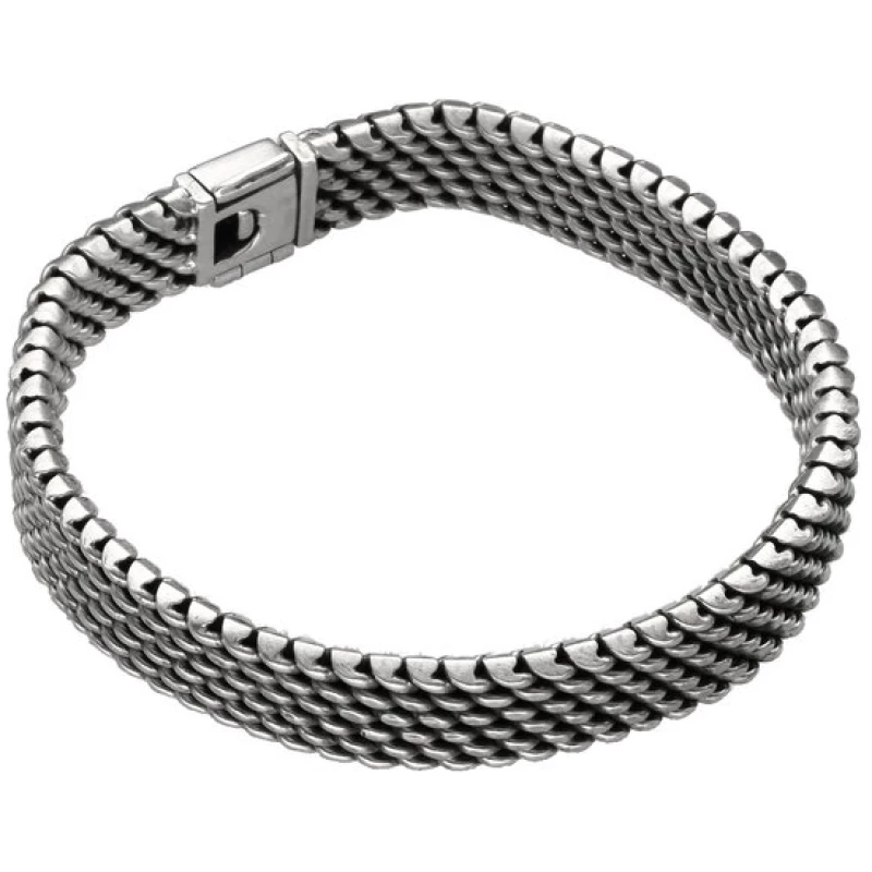 pakilia Silber Armband Schlange Fair-Trade und handmade