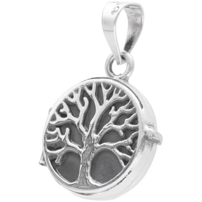 pakilia Silber Lebensbaum-Kette Baum des Lebens Fair-Trade und handmade