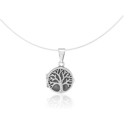pakilia Silber Lebensbaum-Kette Baum des Lebens Fair-Trade und handmade