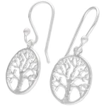 pakilia Silber Ohrringe Bäume Fair-Trade und handmade