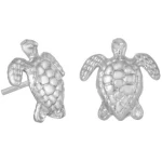 pakilia Silber Ohrringe Schildkröte Fair-Trade und handmade