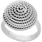 pakilia Silber Ring Kordel Fair-Trade und handmade