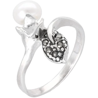 pakilia Silber Ring Perlen Fair-Trade und handmade