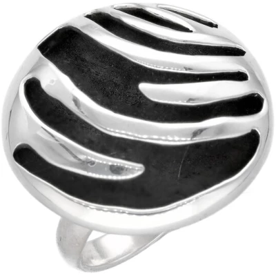 pakilia Silber Ring Streifen Fair-Trade und handmade