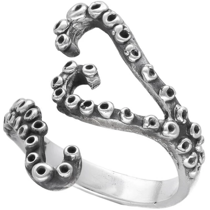 pakilia Silber Ring Tentakel Fair-Trade und handmade