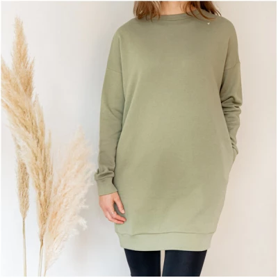 simply love it. Long Sweatshirt RIKE aus reiner Bio-Baumwolle