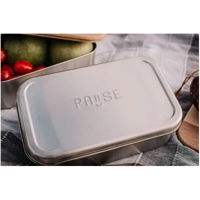 tindobo Edelstahl Lunchbox "Pause", rostfrei