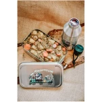 tindobo Edelstahl SET Lunchbox & Trinkflasche Kohldapflok