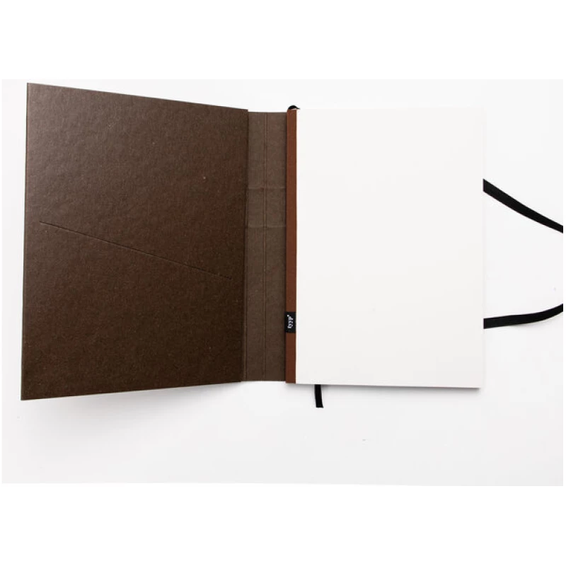 tyyp Nachhaltiges Design-Notizbuch A5 aus 100 % Recyclingpapier "Schweizer Broschur"