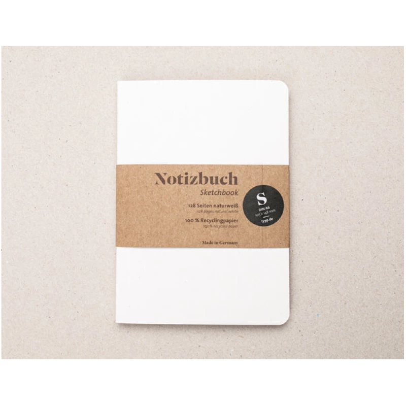 tyyp Nachhaltiges Notizbuch A6 Softcover aus 100 % Recyclingpapier "Blanko"