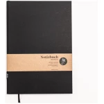 tyyp Nachhaltiges großes Design-Notizbuch (Schwarz) aus 100 % Recyclingpapier "BerlinBook"