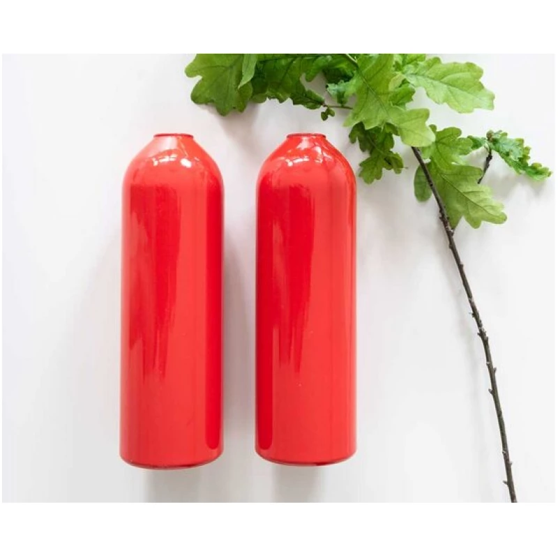 werkvoll by Lena Peter Nachhaltiger Kerzenhalter/Vase FIRE - rot - aus recycelten Feuerlöschern