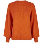 Addition Sustainable Apparel Pullover aus Alpakawolle mit weiten Ballonärmeln - Feel Good Jumper