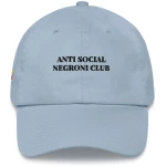 Anti Social Negroni Club - Embroidered Cap - Multiple Colors
