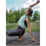 Arctic Flamingo Yoga Leggings BLACK BUTTERFLY aus ECONYL® regeneriertem Nylon