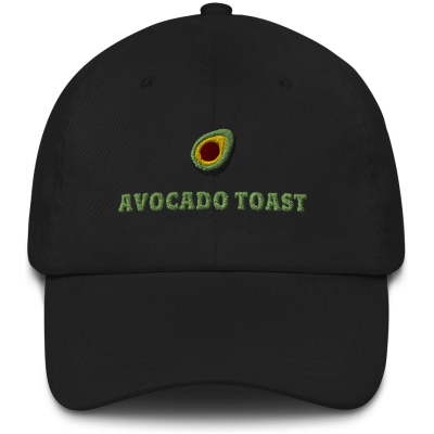 Avocado Toast - Embroidered Cap - Multiple Colors