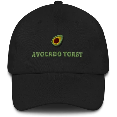 Avocado Toast - Embroidered Cap - Multiple Colors