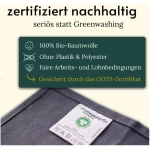 BewusstGrün 12 Faire & Nachhaltige Stoffservietten + Faltanleitungen I Bio-Baumwolle I 45x45 cm