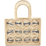 Cage Toquilla Straw Canasta Handbag