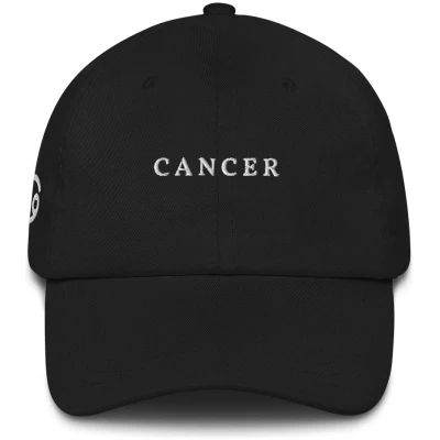 Cancer - Embroidered Cap - Multiple Colors