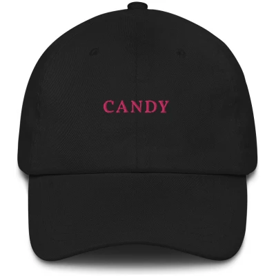 Candy - Embroidered Cap - Multiple Colors