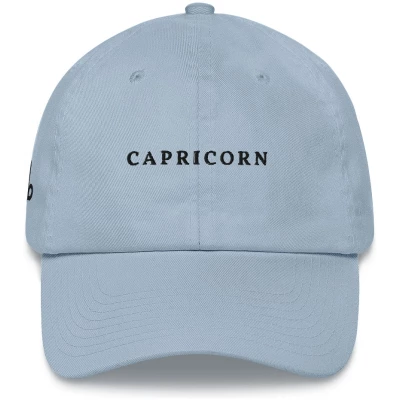 Capricorn - Embroidered Cap - Multiple Colors